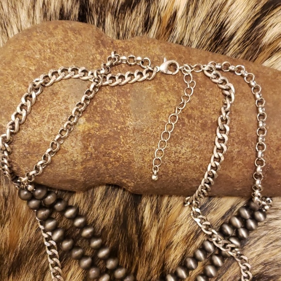 LAST ONE!! Double Turquoise Western Pearl Set - Picture 3 of 5